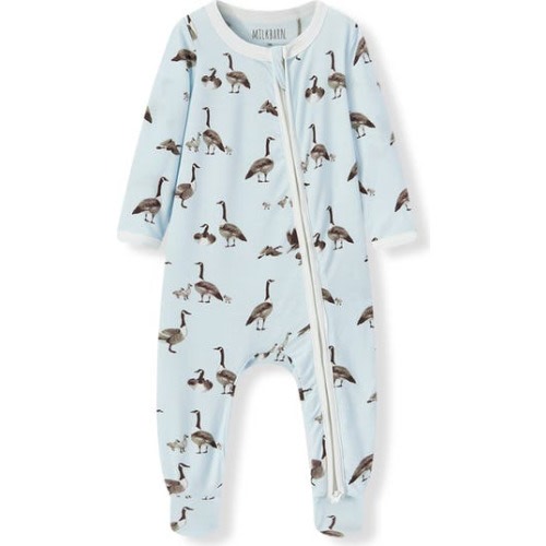 Zipper Footed Romper, 3-6M