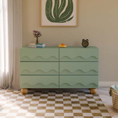 Babyletto Kids Lido Wave 6-Drawer Assembled Dresser