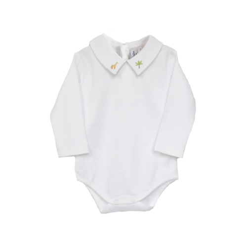 Out of Africa Shirt Collar Onesie