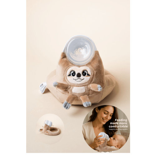 Baby Bottle Pillow Holder for Parents - Sloth