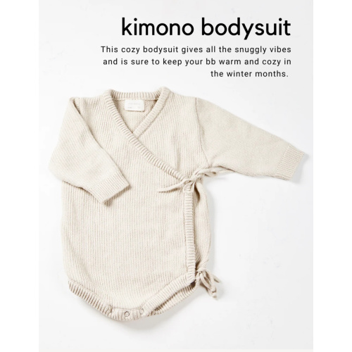 Knit Kimono Bodysuit | minimalist bb: capsule wardrobe for little ones
