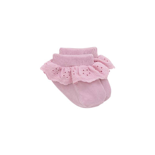 Frill Ankle Sock, Dahlia