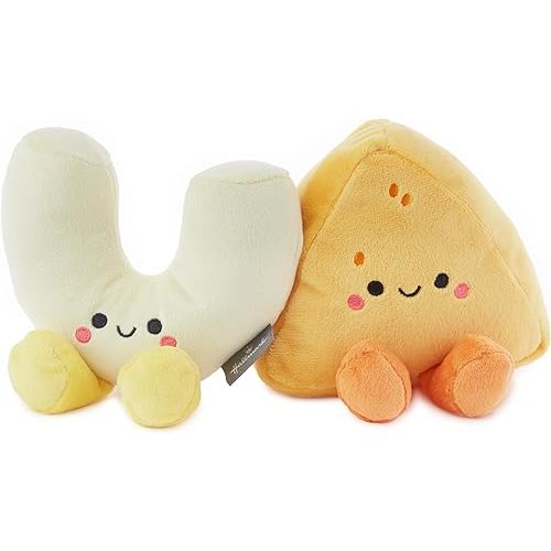 Hallmark Better Together Magnetic Plush (Mac and Cheese) 5" Stuffed Toys, Easter Gifts for Kids