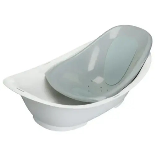 Safety 1st 3-in-1 Clean Fun Plastic Rigid Baby Bathtub, Harbor Mist