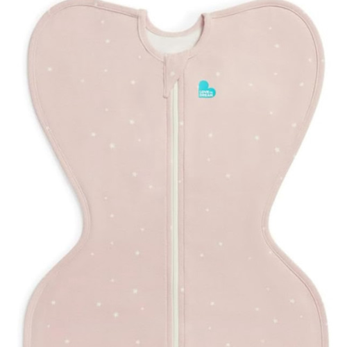 Love to Dream Swaddle UP, Baby Sleep Sack, Self-Soothing Swaddles for Newborns, Snug Fit Helps Calm Startle Reflex, New Born Essentials for Baby, 1.0 TOG, 8-13lbs, Powder Pink Twinkle