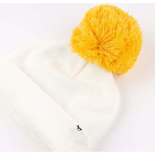 Golden Pom Hat, Cream - Oh Baby! | Maisonette