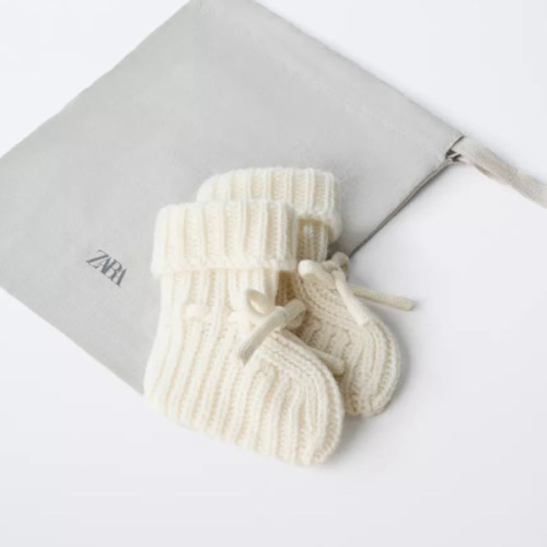 CASHMERE BOOTIES - Off White | ZARA United States