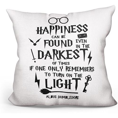Funny Library Quotes Throw Pillow Cover Cute Pillow Case Linen Pillowcase Cushion Case Home Decor Gifts - 18x18 Inch Brown