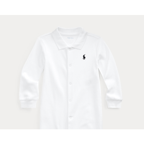 Soft Cotton Polo Coverall | Ralph Lauren