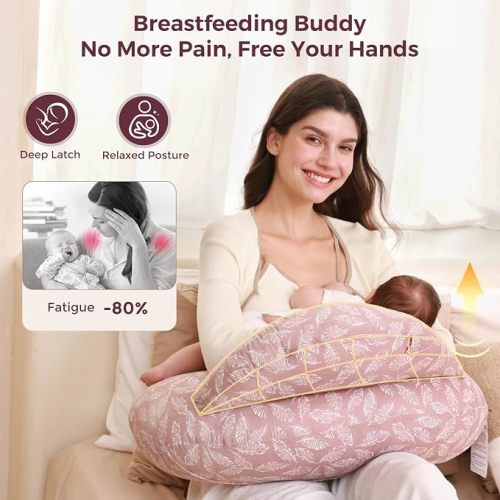 Momcozy Original Nursing Pillow for Breastfeeding - Innovative Safety Guard
