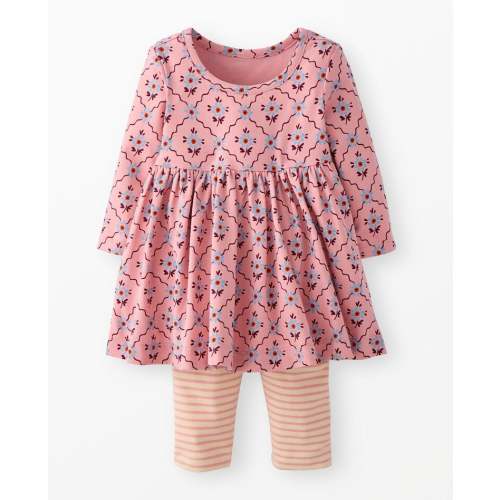 Baby Long Sleeve Skater Dress & Leggings Set | Hanna Andersson