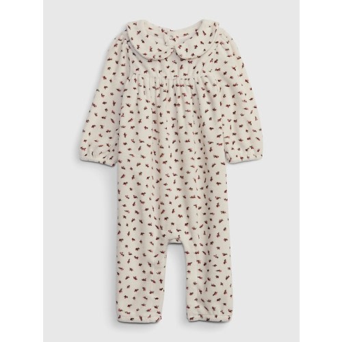 Baby Velour One-Piece in mini floral, size: 3-6 M