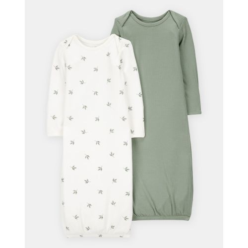 Baby 2-Pack PurelySoft Sleeper Gowns - Green - Carter's | Carter's