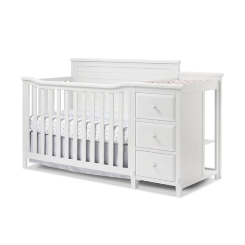 Sorelle Berkley Crib & Changer Panel Crib in White – Bambi Baby