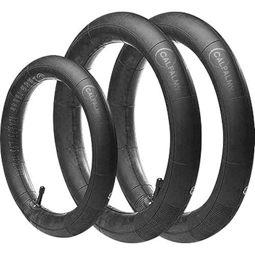 16" Back and 12.5" (2+1) Front Wheel Replacement Inner Tubes and Tires | Compatible with BoB Stroller Tire Revolution SE/Pro/Flex/SU/Ironman - Made from BPA/Latex Free Premium Quality Butyl Rubber