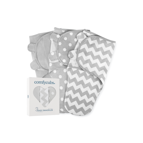 Easy Swaddle Blankets - Pack of 3, Large