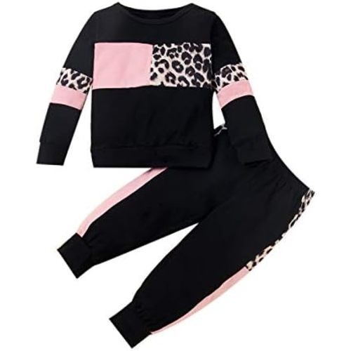 WESIDOM Baby Girl Clothes Sets, 2pcs Autumn Long Sleeve Clothes Outfits Toddler Girl Sweater Sets