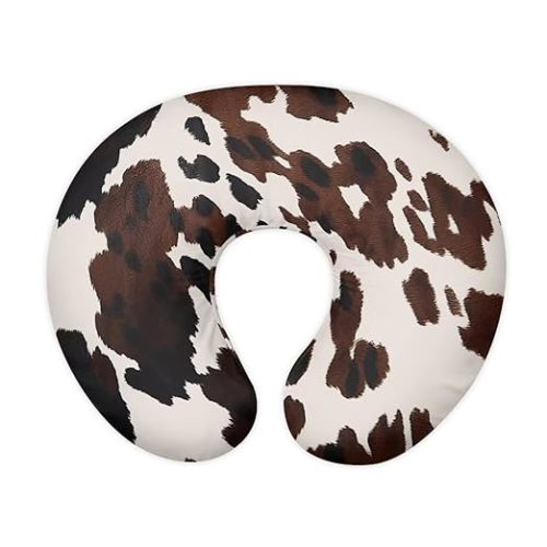 Goronwyfloyd Brown Cow Print Breastfeeding Pillow Slipcover for Baby Nursing Pillow Cover Cuddle Pillow Slipcover Detachable Nursing Pillow Protective Baby Feeding Baby Essentials