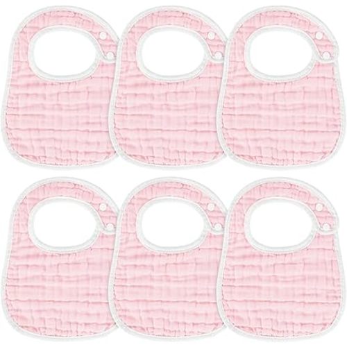 Accmor Muslin Baby Bibs, 6 Pack Soft Cotton Baby Bandana Drool Bibs for Boys Girls Teething and Drooling