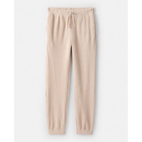 Girls Waffle Knit Joggers - Tan - OshKosh B'gosh | Carter's