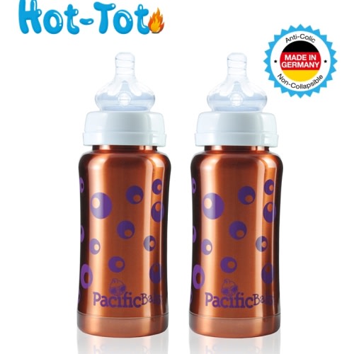 Pacific Baby Hot-Tot 7oz Stainless Steel Insulated Infant Baby Bottles
 – Pacific Baby Inc.