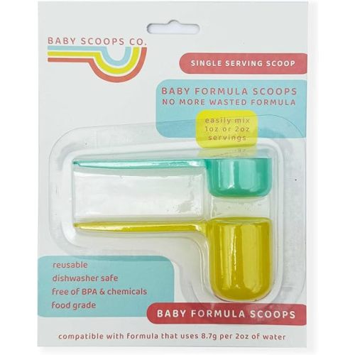 Infant Formula Measuring Scoop — Precise 1oz & 2oz Single-Serving for Newborns & Infants, BPA-Free Design