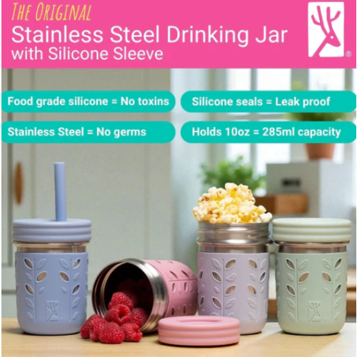 Stainless Steel 10oz Drinking Tumblers + Food Storage