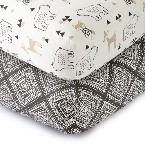 Levtex Baby Bailey Fitted Nursery Crib Sheet Set