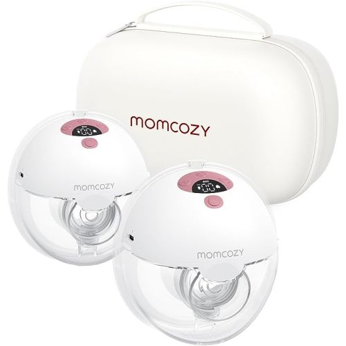 Momcozy Extractor de Leche Manos Libres M5, Extractor de Leche Portátil de Boca de Bebé Con Brida Doble Sellada con 3 Modos y 9 Niveles, 24 mm (2, Rojo) : Amazon.com.mx: Bebé