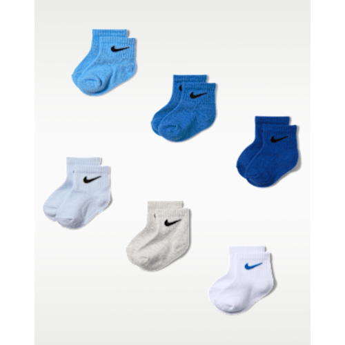 Nike Swoosh Baby Ankle Socks (6 Pairs). Nike.com