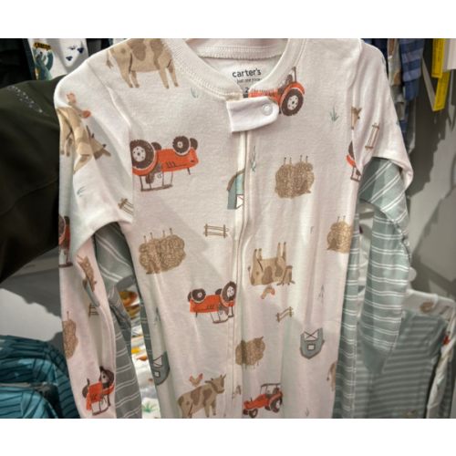 "Toddler farm pajamas"
