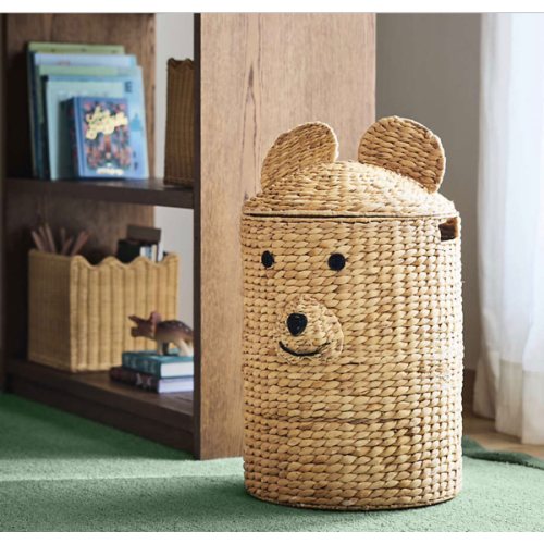 Bear Woven Kids Hamper with Handles