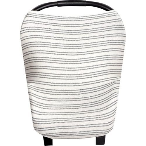 Copper Pearl Nursing Cover for Breastfeeding – Multi-Use Baby Car Seat Cover, Stroller Cover & Breast Feeding Cover Up for Women, Stretchy Breathable High Quality Cover for Boy or Girl, Midtown