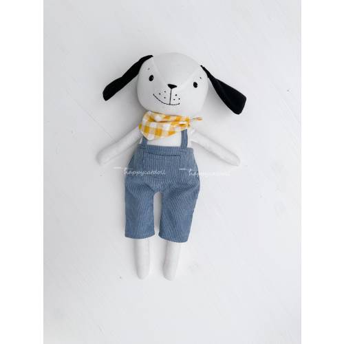 Handmade puppy toys for kids - Heirloom dog doll with clothes