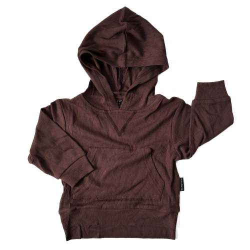 BAMBOO RIBBED HOODIE - COCOA – REMI + RAE CO.
