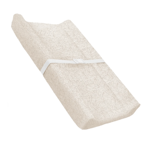 Serenity Contoured Changing Pad with Cover - OATMILK