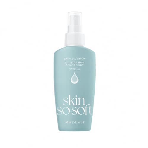 AVON Skin So Soft Original Bath Oil Spray with Pump - 5 oz | Moisturizing Shower & Body Oil with Jojoba Oil & Vitamin E - Non-Greasy Formula - After Shower Moisturizer for Women