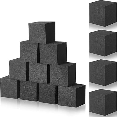 Treela Foam Pit Blocks, Trampoline Padding for Gymnastics, Parkour Courses, Trampoline Arenas, BMX, 4 x 4 x 4 Inches