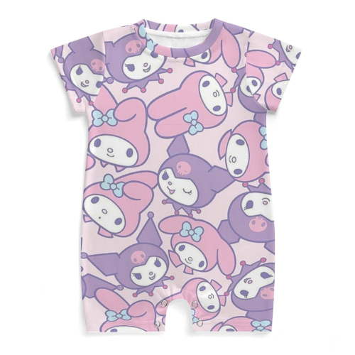 Kuromi & My Melody Unisex Baby Boy Girl Jumpsuit Romper Bodysuit Playsuit One Piece Outfit Clothes 9-12M