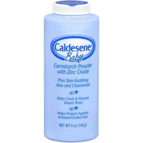 Caldesene Cornstarch Baby Powder with Zinc Oxide, Talc-Free Baby Powder, 5 Oz (3 Pack)