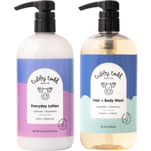 Tubby Todd Baby Body Wash and Lotion Set