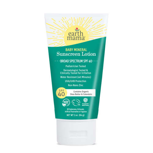 Baby Mineral Sunscreen Lotion SPF 40 | Non-nano Zinc