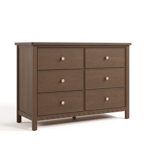 Graco Sasha 6 Drawer Dresser Hazelnut