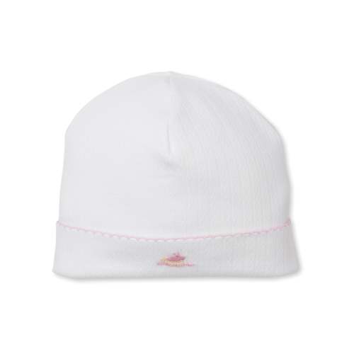 Premier Noah's Ark White/Pink Hand Emb. Hat