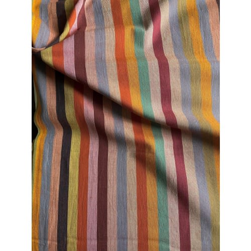 Broad Stripe WSGP003  Dusky  Pink Orange Yellow Lavender  Shot Cotton  Kaffe Fassett Collective for Free Spirit