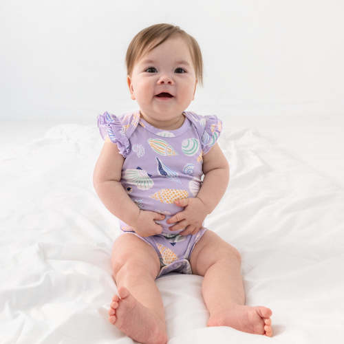 Sandy Treasures Flutter Bodysuit - Little Sleepies