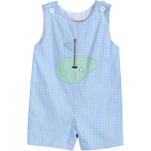 Lil cactus Boys Baby and Toddler Applique Shortall Overalls Romper
