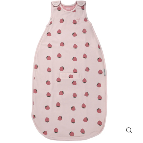 4 Season® Ultimate Baby Sleep Bag, Merino Wool & Organic Cotton, Strawberry