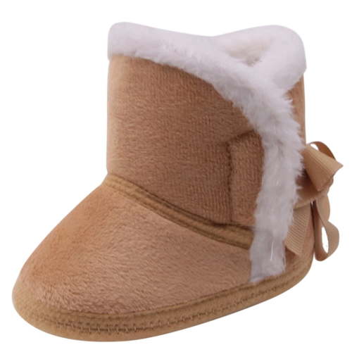Dpytoraw Snow Girls Prewalker Shoes Baby Winter Warm Boys Boots Toddler Anti- Baby Shoes Size 0-3 Months