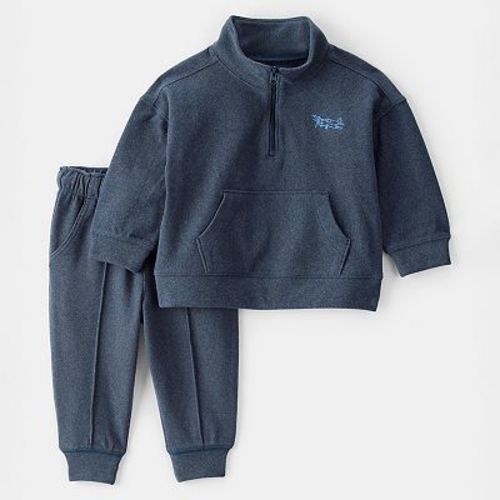 Baby Boy Carter's 2-Piece Plane Quarter Zip Pullover & Pant Set